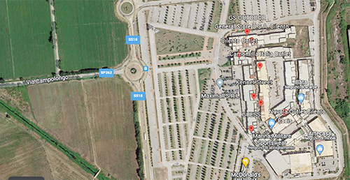 Parcheggio Outlet Cilento