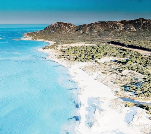 spiaggia capo comino nuoro