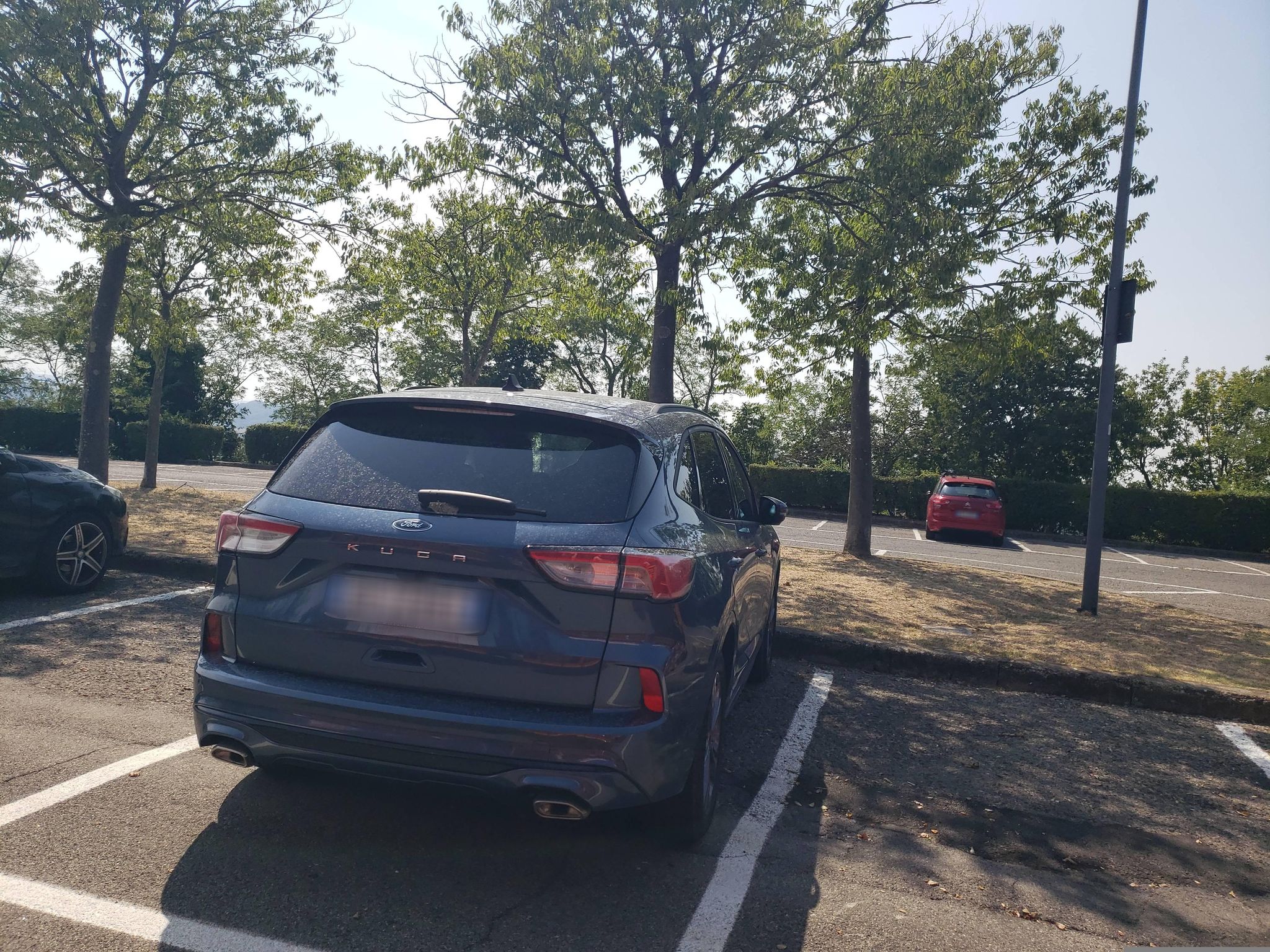 Parcheggio sentiero del Bregoli Bologna - vista strada